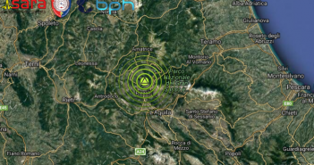 SCOSSA DI TERREMOTO DI Ml 2.8 NELLA NOTTE NELLA ZONA TRA BARETE (AQ) E CAMPOTOSTO IN ABRUZZO