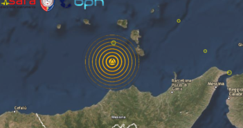 SCOSSA DI TERREMOTO DI Ml 3.6 AL LARGO DELLA COSTA SETTENTRIONALE DELLA SICILIA, NEL MESSINESE