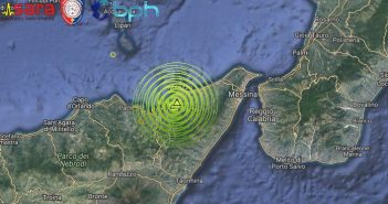 SERIE DI SCOSSE DI TERREMOTO SULLA COSTA SETTENTRIONALE DELLA SICILIA, NEL MESSINESE