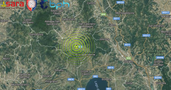SCOSSA DI TERREMOTO DI Ml 2.5 IN PROVINCIA DI VITERBO, AL CONFINE TRA LAZIO E TOSCANA