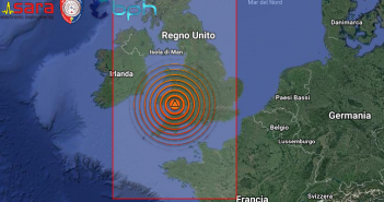 FORTE SCOSSA DI TERREMOTO DI Mb 4.3 NEL GALLES MERIDIONALE