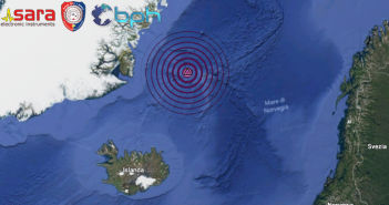 FORTISSIMA E RARA SCOSSA DI TERREMOTO DI Mw 6.8 NEL CIRCOLO POLARE ARTICO, NEI PRESSI DELLE ISOLE JAN MAYEN