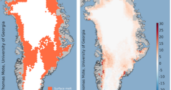 197 miliardi di tonnellate di ghiaccio della Groenlandia si sono fuse durante l’ondata di caldo di luglio