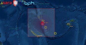FORTE SCOSSA DI TERREMOTO DI Mw 6.1 ALLE ISOLE VANUATU NEL PACIFICO