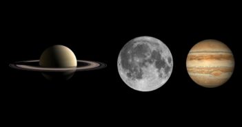 Luna, Giove e Saturno: il 25 settembre arriva lo spettacolare triangolo celeste