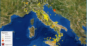 INGV: le mappe mensili della sismicità di novembre 2020