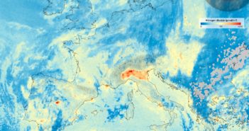 Il massiccio inquinamento della Pianura Padana mostrato dalle prime immagini del Sentinel-4
